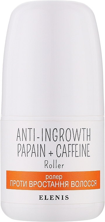 Ролер проти вростання волосся "Папаїн + Кофеїн" - Elenis Anti-Ingrowth Papain + Caffeine Roller — фото N1