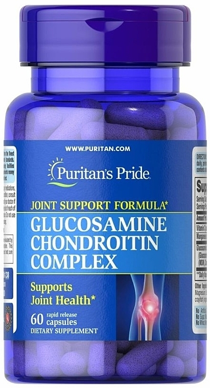 Пищевая добавка "Глюкозамин хондроитин" - Puritan's Pride Glucosamine Chondroitin Complex — фото N1