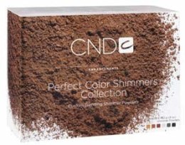 Парфумерія, косметика Набір кольорових акрилових пудр - CND Perfect Color Collection Shimmers