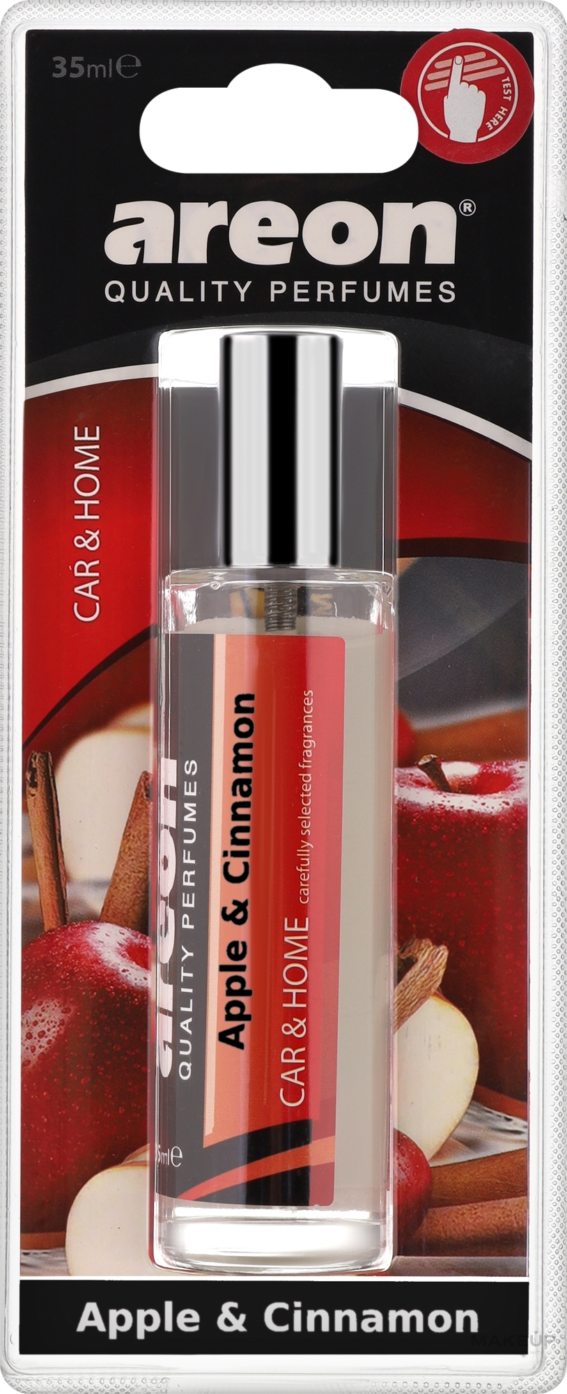 Аромадифузор для авто "Яблуко та кориця" - Areon Perfume Blister Apple & Cinnamon — фото 35ml