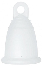 Парфумерія, косметика Менструальна чаша з петлею, розмір S, прозора - MeLuna Sport Menstrual Cup Ring