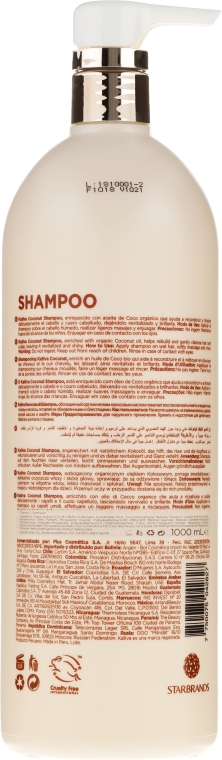 Восстанавливающий шампунь для волос - Kativa Coconut Shampoo — фото N4