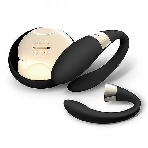Вибромассажер для пар, черный - Lelo Tiani 2 Design Edition — фото N1