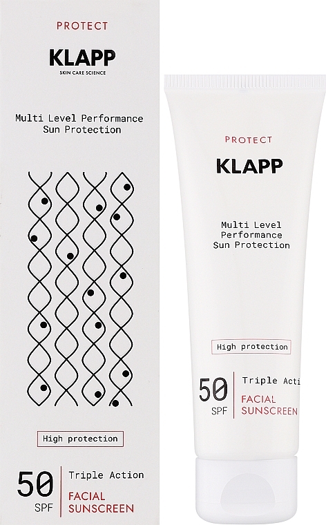 Сонцезахисний крем - Klapp Multi Level Performance Sun Protection Cream SPF50 — фото N2