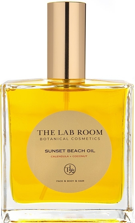 Олія для обличчя, тіла та волосся - The Lab Room Sunset Beach Oil — фото N1