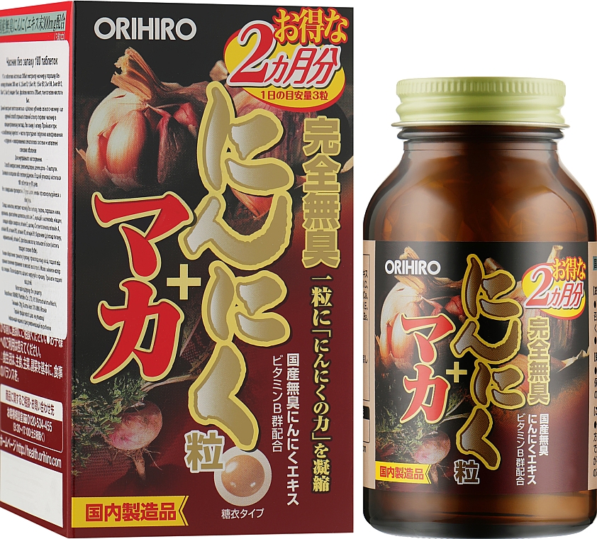 Харчова добавка "Зерна часнику без запаху" - Orihiro — фото N2