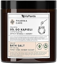 Соль для ванн с белой глиной "Мед и янтарь" - Vis Plantis Pharma Care Bath Salt Honey And Amber — фото N1