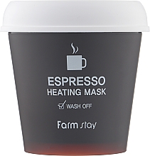 Зігрівальна маска з екстрактом кави - Farmstay Espresso Heating Mask — фото N1
