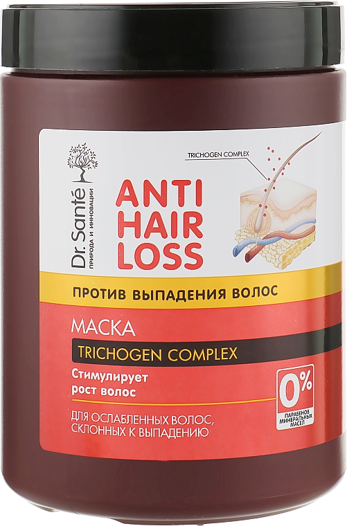 Маска для ослабленных и склонных к выпадению волос - Dr. Sante Anti Hair Loss Mask — фото N3