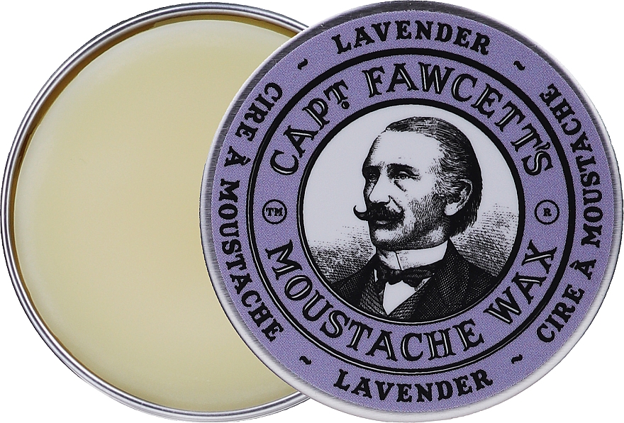Віск для вусів - Captain Fawcett Lavender Moustache Wax — фото N1