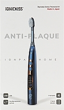 Парфумерія, косметика Електрична іонна зубна щітка, темно-синя - Ionickiss Ionpa Home