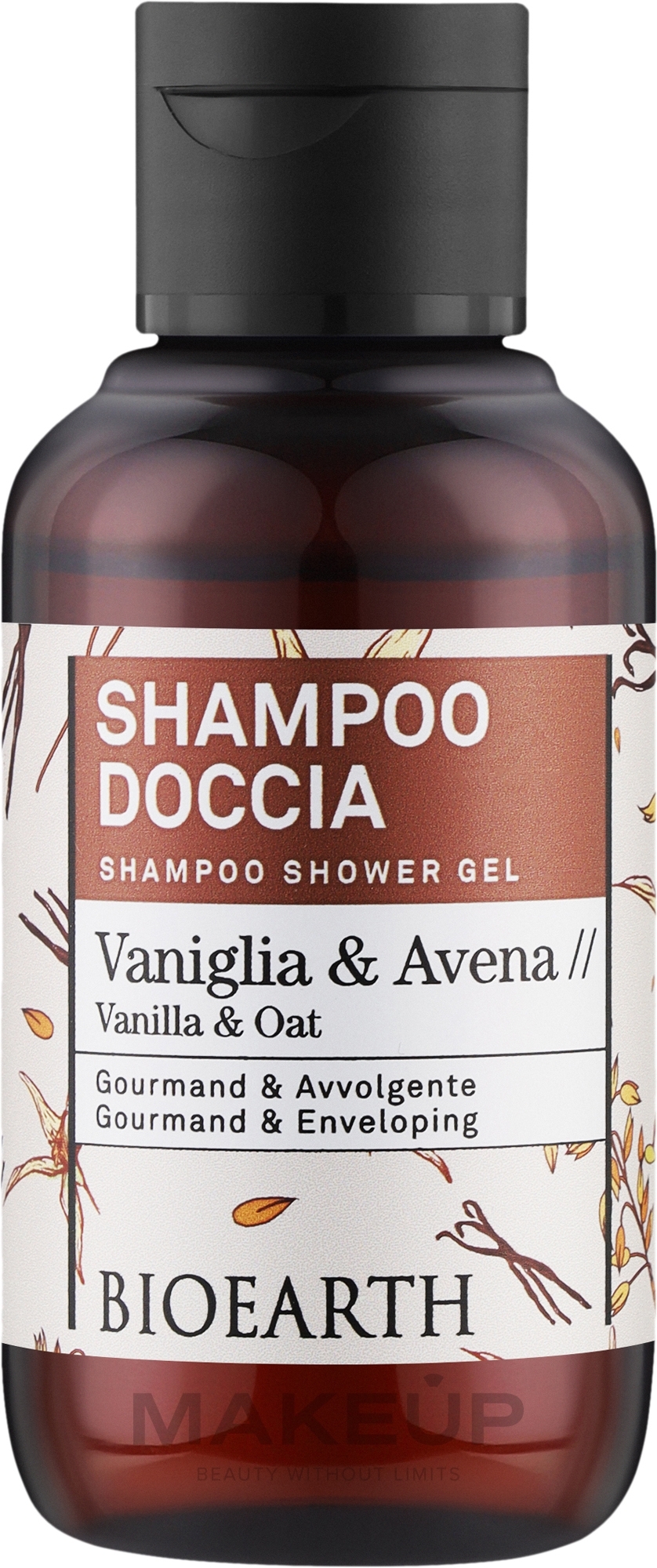 Шампунь-гель для душу "Ваніль і овес" - Bioearth Family Vanilla & Oat Shampoo Shower Gel — фото 100ml