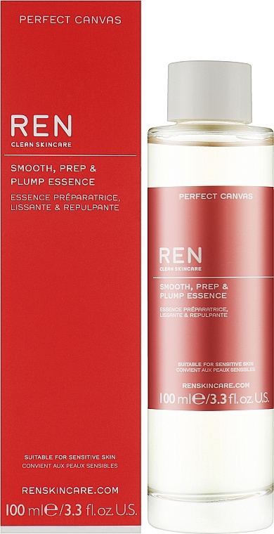 Эссенция для лица - Ren Perfect Canvas Smooth, Prep & Plump Essence — фото N2
