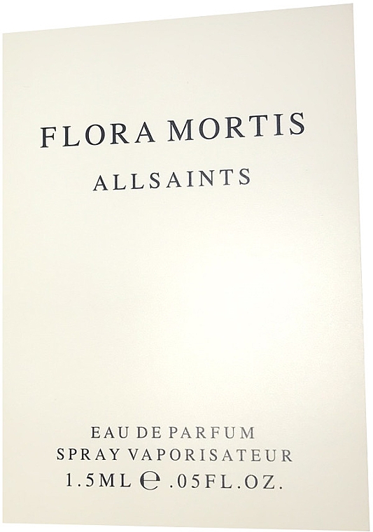 Allsaints Flora Mortis - Парфюмированная вода (пробник)