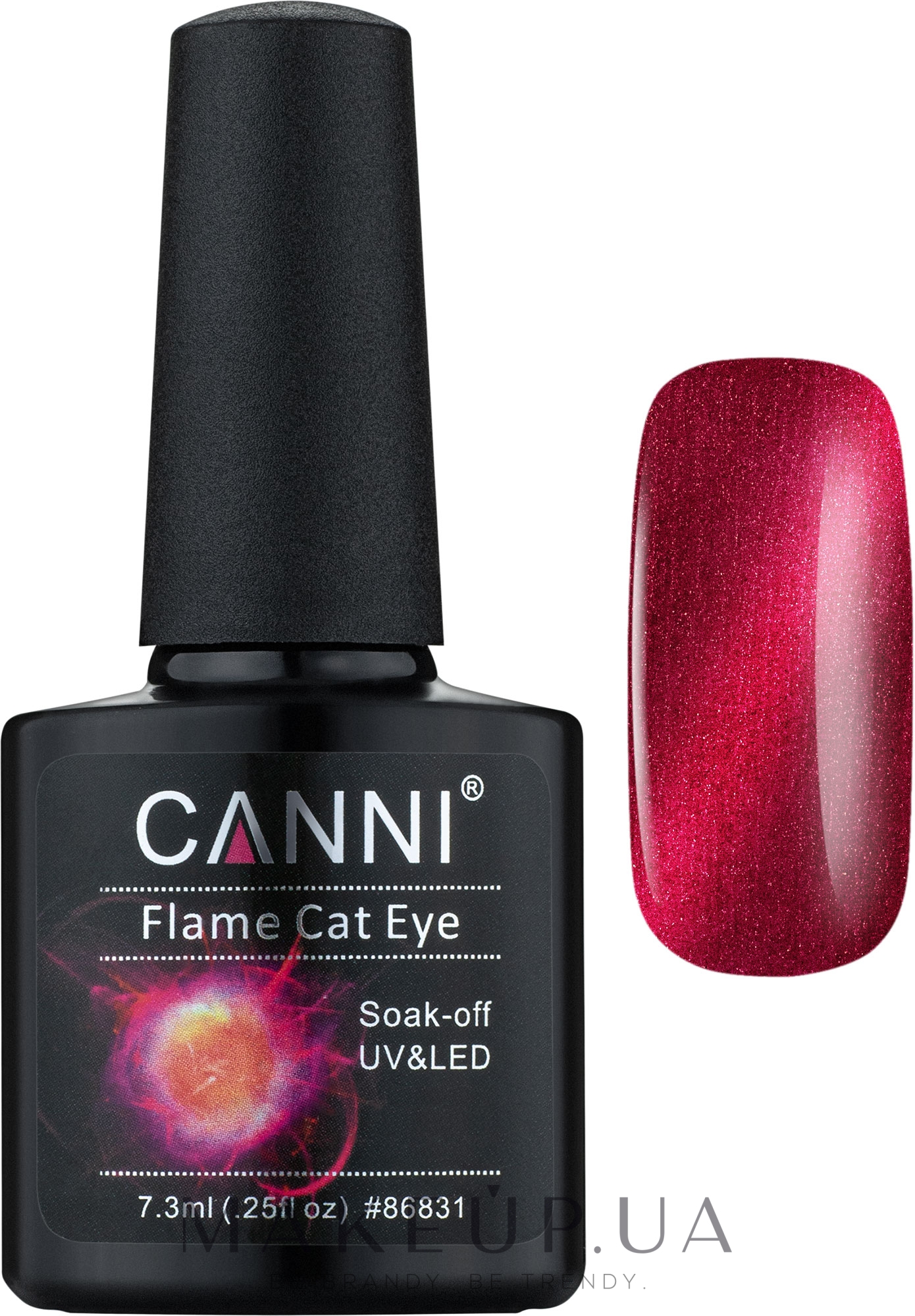 Гель-лак "Огненный кошачий глаз" - Canni Flame Cat Eye Gel — фото A21