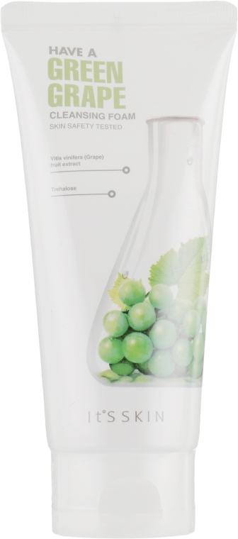 Витаминная пенка с зеленым виноградом - It's Skin Have a Green Grape Cleansing Foam