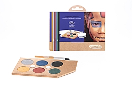 Набор для аквагрима для детей - Namaki Intergalactic 6-Color Face Painting Kit (f/paint/15g + brush/1pc + acc/5pcs) — фото N1