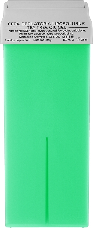 Воск для депиляции в кассете «Зеленый чай» - Holiday Depilatory Wax — фото N1