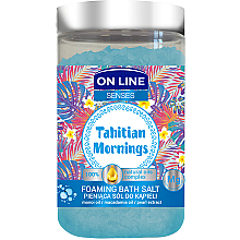 Парфумерія, косметика Сіль для ванни - On Line Senses Bath Salt Tahitian Mornings