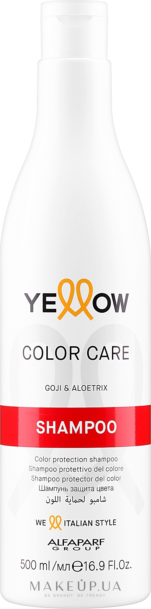 Шампунь для защиты цвета волос - Yellow Color Care Shampoo — фото 500ml
