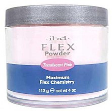 Акриловая пудра, прозрачно-розовая - IBD Flex Powder Translucent Pink — фото N4