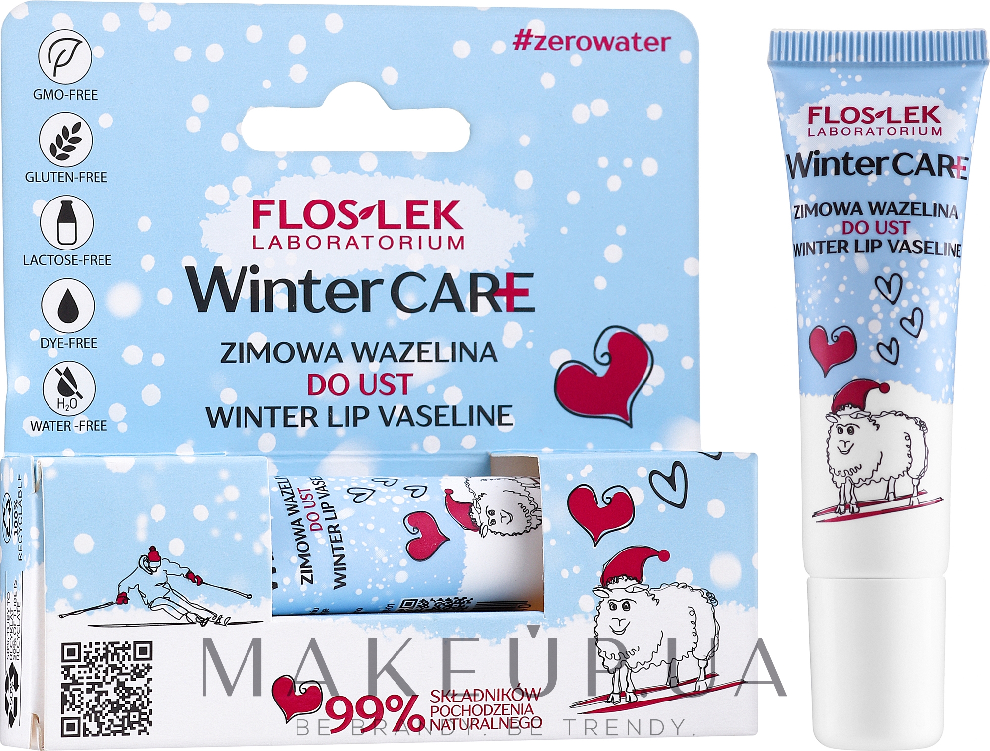 Зимний бальзам для губ - Floslek Winter Care — фото 10g