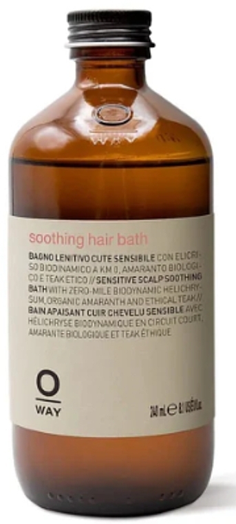 Шампунь для волосся - Rolland Oway Soothing Hair Bath (в скляній бутилці) — фото N1