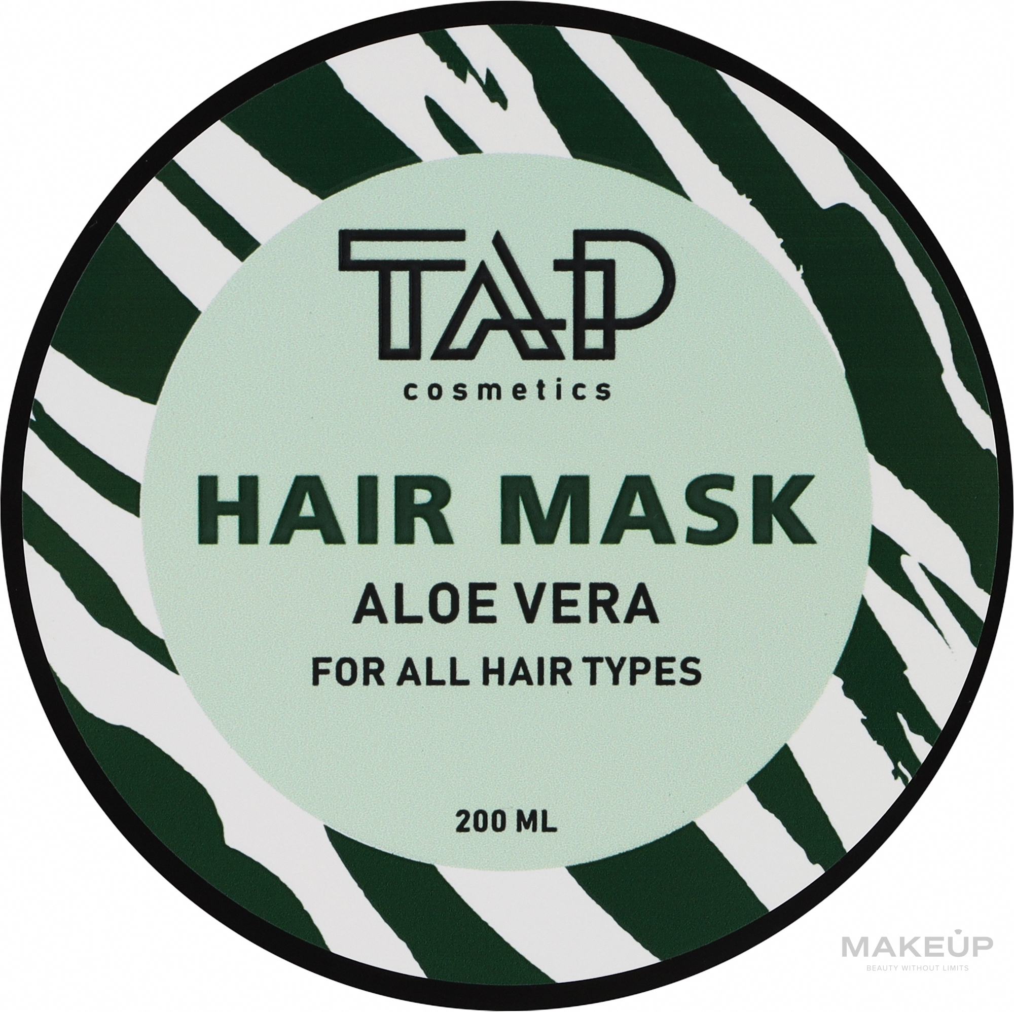 Маска для всех типов волос с алоэ вера - TAP Cosmetics Hair Mask — фото 200ml