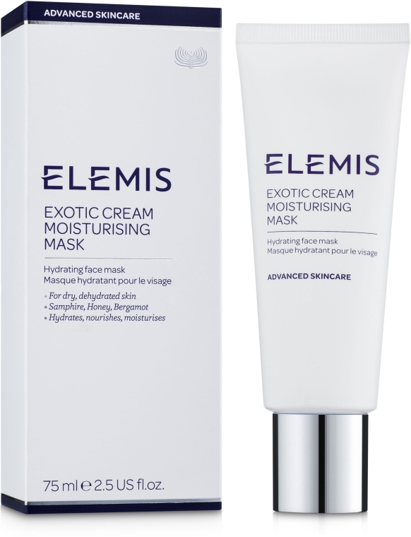 Зволожувальний крем-маска для обличчя - Elemis Advanced Skincare Exotic Cream Moisturising Mask — фото N1