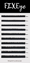 Парфумерія, косметика Вії для нарощування, чорні, MIX, B 0.07 (10 рядків: 5, 6, 7 мм) - FIXEye Hylon Lash