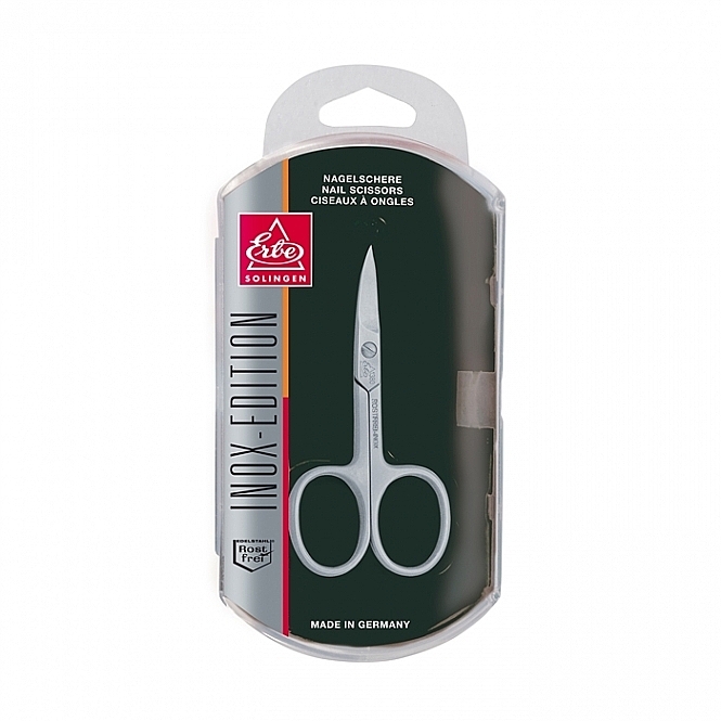 Ножницы для ногтей 81380, 9 см - Erbe Solingen Inox-Edition Nail Scissors — фото N2