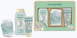 Набор - Naturaverde Baby Disney Gift Set (b/wash/200ml + nappy/cr/100ml + knee pads) — фото N2