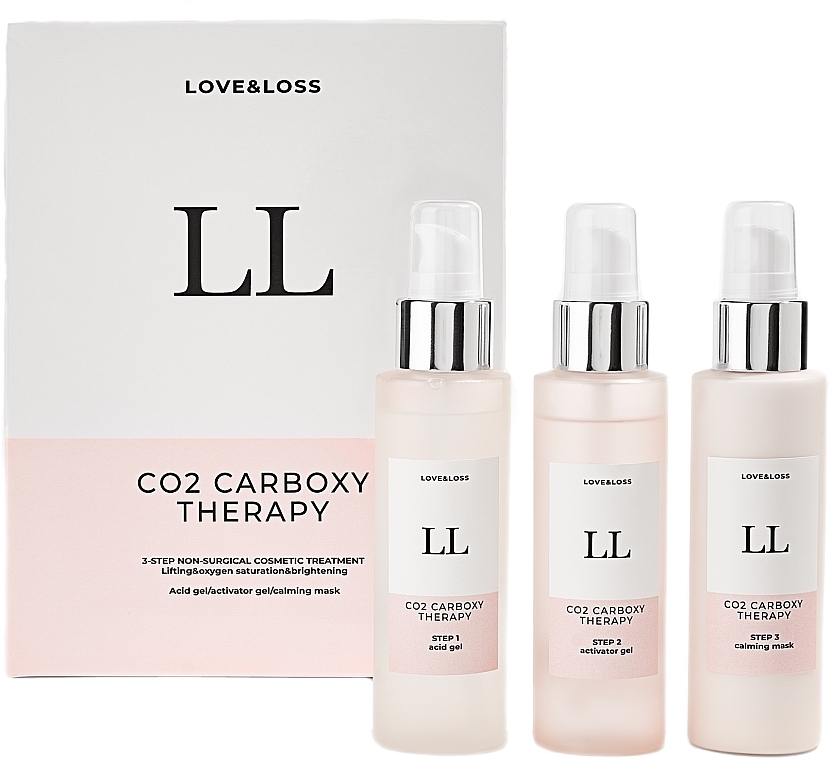 УЦЕНКА Набор - Love&Loss CO2 Carboxy Therapy (2gel/100ml + mask/100ml) * — фото N1