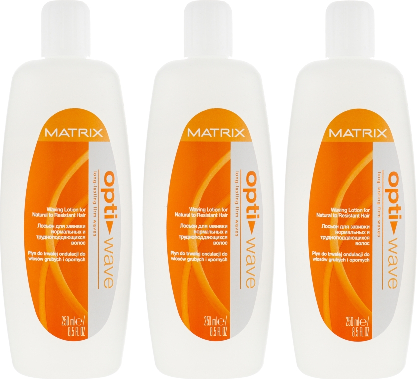 Набір "Лосьйон для завивання нормального і неслухняного волосся" - Matrix Opti Wave Lotion for Natural to Resistant Hair — фото N2
