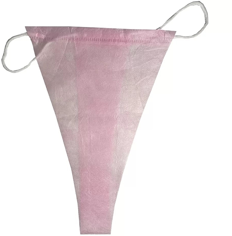 Трусики-стрінги для спа-процедур, рожеві, L/XL - Monaco Style — фото N2