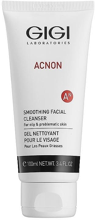 Гель для глубокого очищения жирной и проблемной кожи - Gigi Acnon Smoothing Facial Cleanser