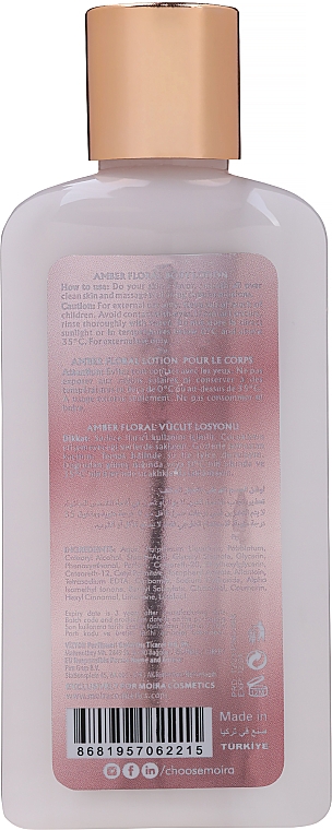 Крем для душу - Moira Cosmetics Amber Floral Body Souffle — фото N2