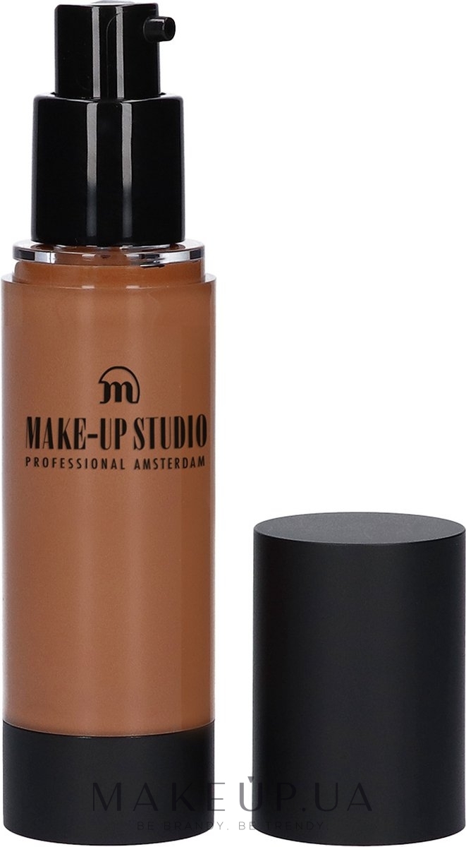 Стійка рідка тональна основа - Make-Up Studio Fluid Foundation No Transfer — фото Oriental Olive