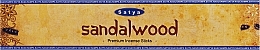 Пахощі преміум "Сандалове дерево" - Satya Sandalwood Premium Incense Sticks — фото N1