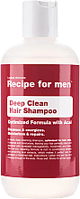 Шампунь для глибокого очищення - Recipe for Men Deep Clean Hair Shampoo — фото N1