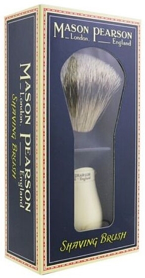Помазок для гоління з борсучого ворсу - Mason Pearson Super Badger Shaving Brush Ivory — фото N2