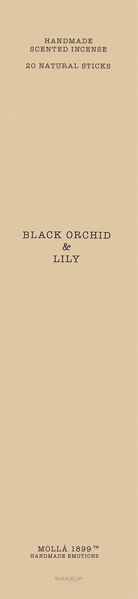 Cereria Molla Black Orchid & Lilly - Ароматические палочки  — фото 20шт