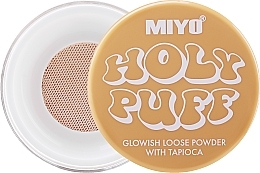 Розсипчаста пудра для обличчя з тапіокою - Miyo Holy Puff Glowish Loose Powder With Tapioca — фото N2