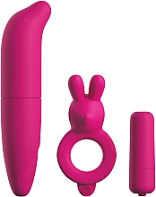 Вібраційний набір для пар, рожевий - Classix Couples Vibrating Starter Kit Pink — фото N2