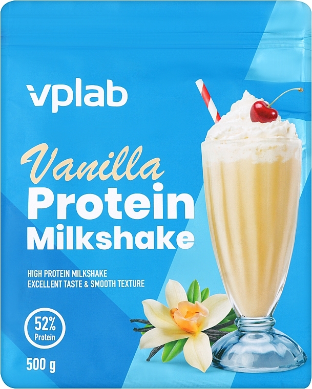 Протеиновый коктейль "Ваниль" - VPlab Protein Milkshake — фото N1