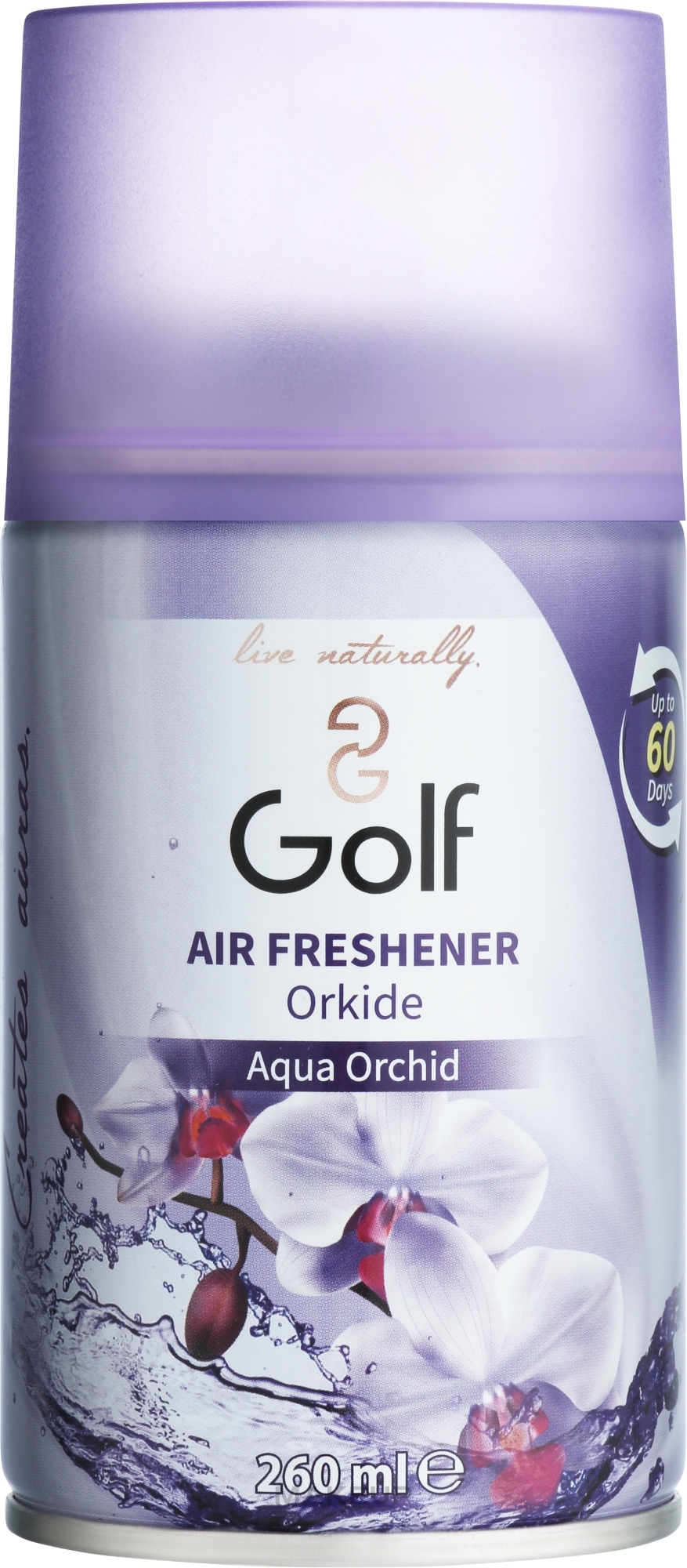 Освежитель воздуха автоматический "Водная Орхидея" - Golf (змінний блок) — фото 260ml