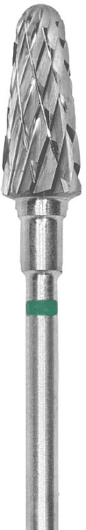Фреза твердосплавна, усічений конус, 6/14 мм, зелена - Staleks Pro Expert Frustum Green — фото N1