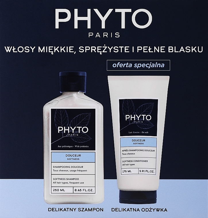 Набір - Phyto Softness Set (shmp/200ml + cond/175ml) — фото N1