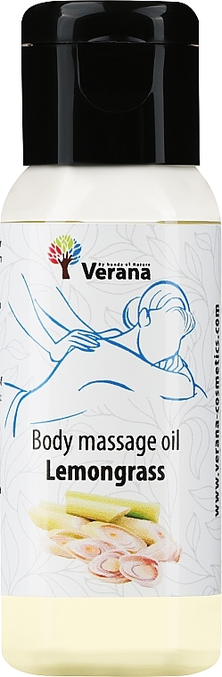 Массажное масло для тела "Lemongrass" - Verana Body Massage Oil  — фото N1