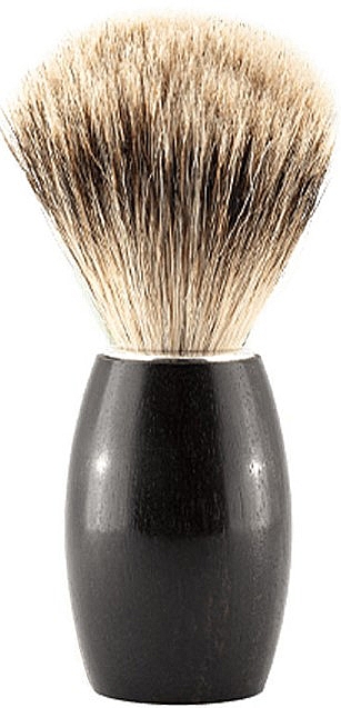 Помазок для гоління, чорне дерево - Dovo Shaving Brush Ebony — фото N1